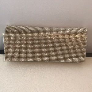 All Over Crystal Clutch